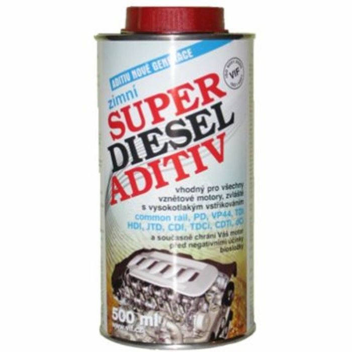 VIF super diesel aditiv - zimní aditivum do nafty (500 ml) - VÍTĚZ TESTU SVĚT MOTORŮ