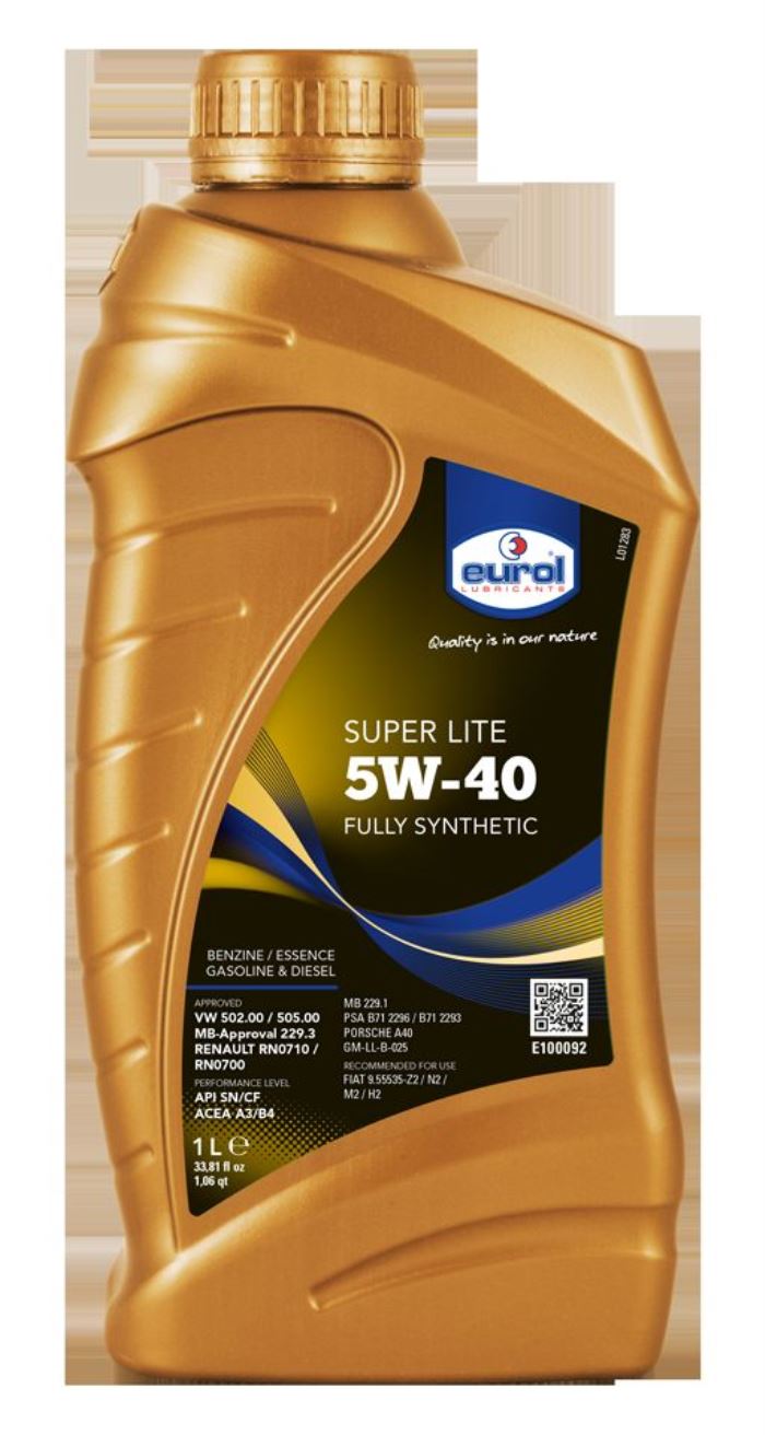 Eurol Super Lite 5W-40 A3/B4 1l