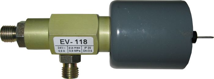 Obrázek zboží ventil elektromagnet.EV-118  24V L,T,K konekt.