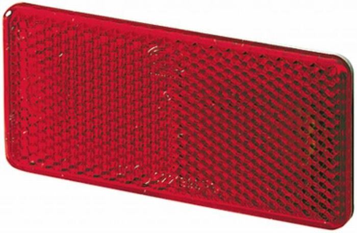 Obrázek zboží ODRAZKA SAMOLEPÍCÍ ČERVENÁ ,Barva čoček: červená - lepená  94x44x6,5